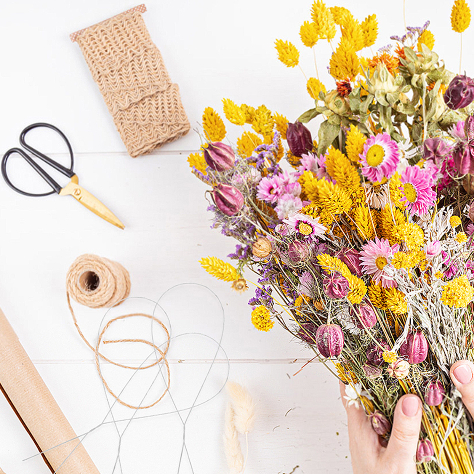 Wire Stem Florist - 250Pcs Craft Flower Wire Stems Bendable