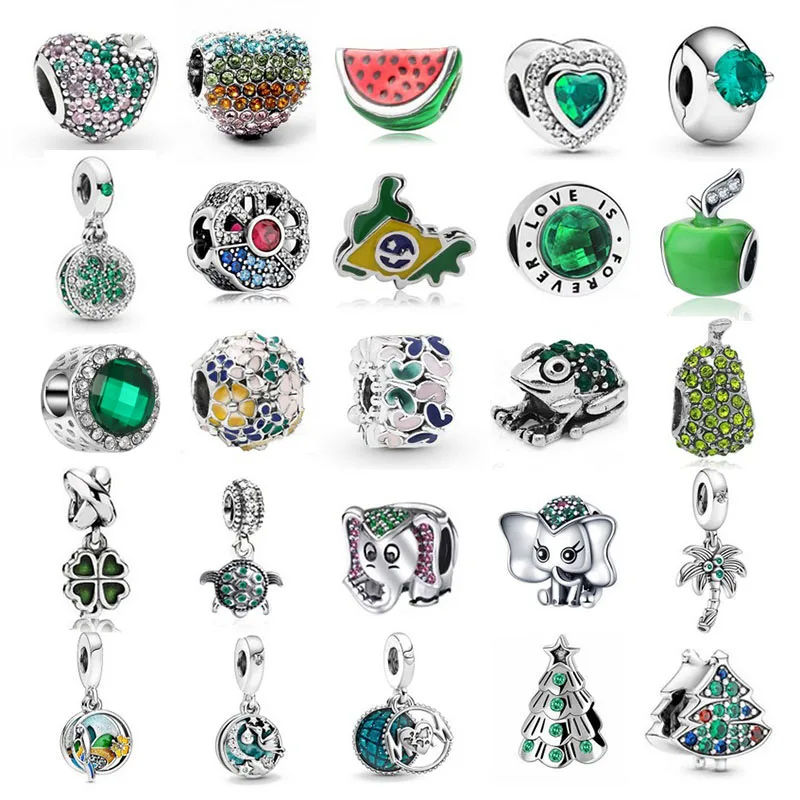 Flower Frog Pin - 2026 New Green Color Cute Elephant