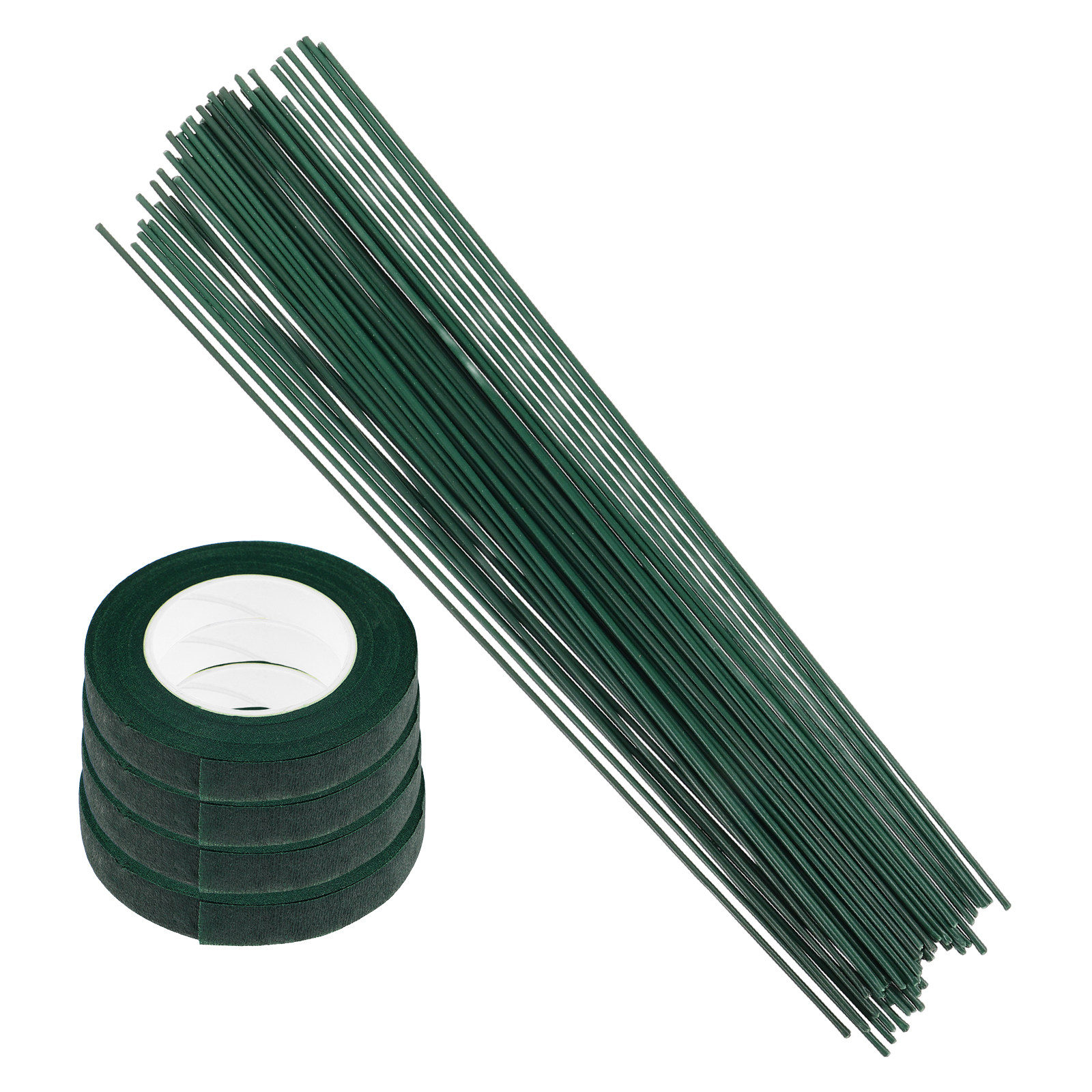 Anda Florist Supply - 1Set Green Floral Tape Roll Plus