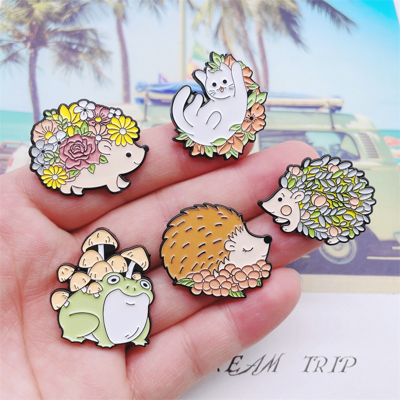 Creative Plants Flowers Animal – Flower Frog Pin recenzja i cena