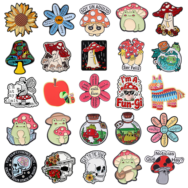 Weird Fly Agaric Mushroom Enam – Flower Frog Pin recenzja i cena