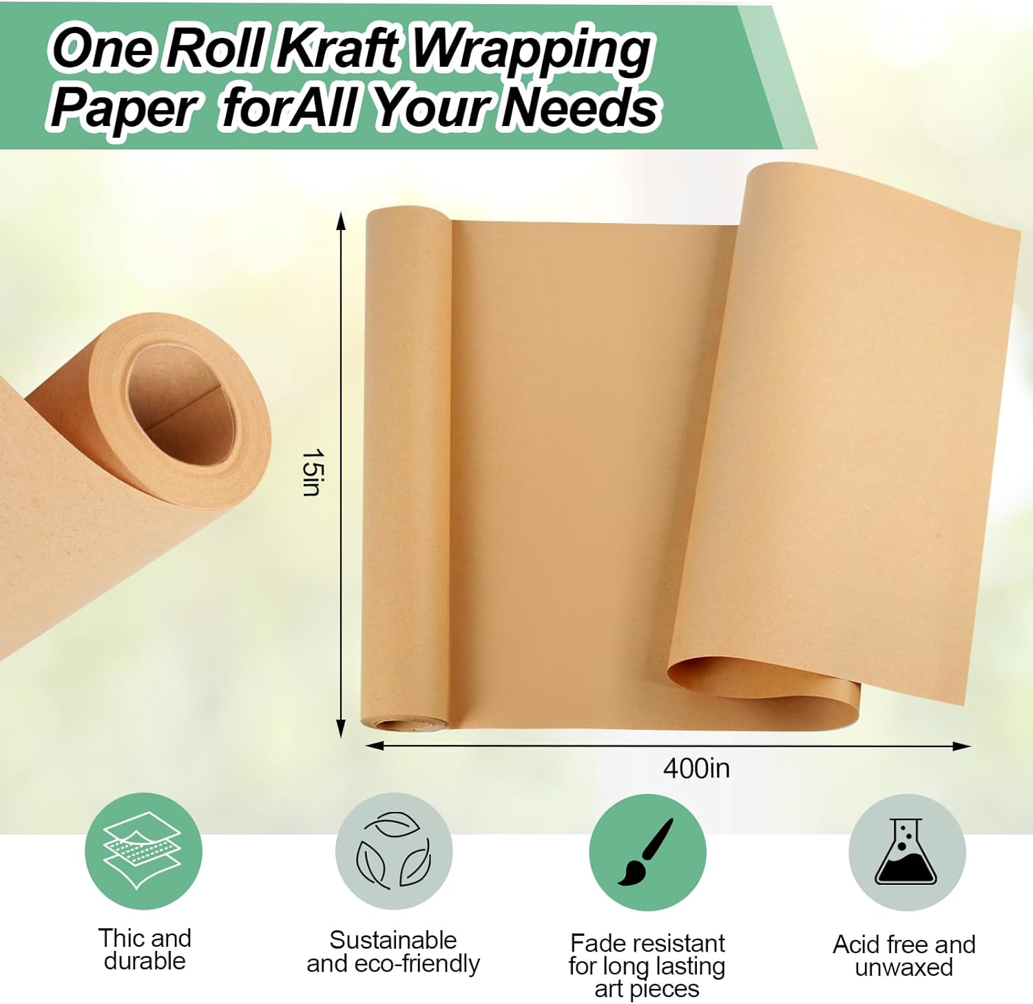 Kraft Paper Masking Paper Biod – Flower Wrap Kraft recenzja i cena