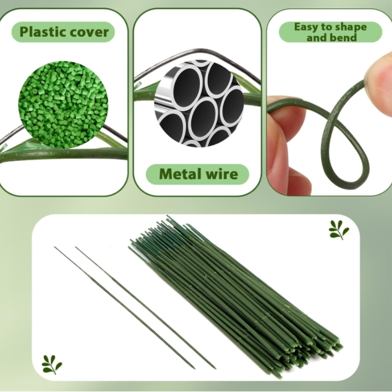100 Pieces Floral Stem,Artific – Wire Stem Florist recenzja i cena