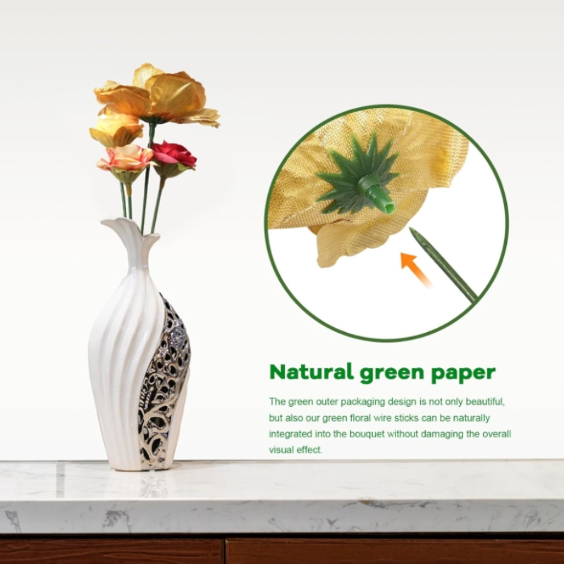 100 Pieces Floral Stem,Artific – Wire Stem Florist recenzja i cena