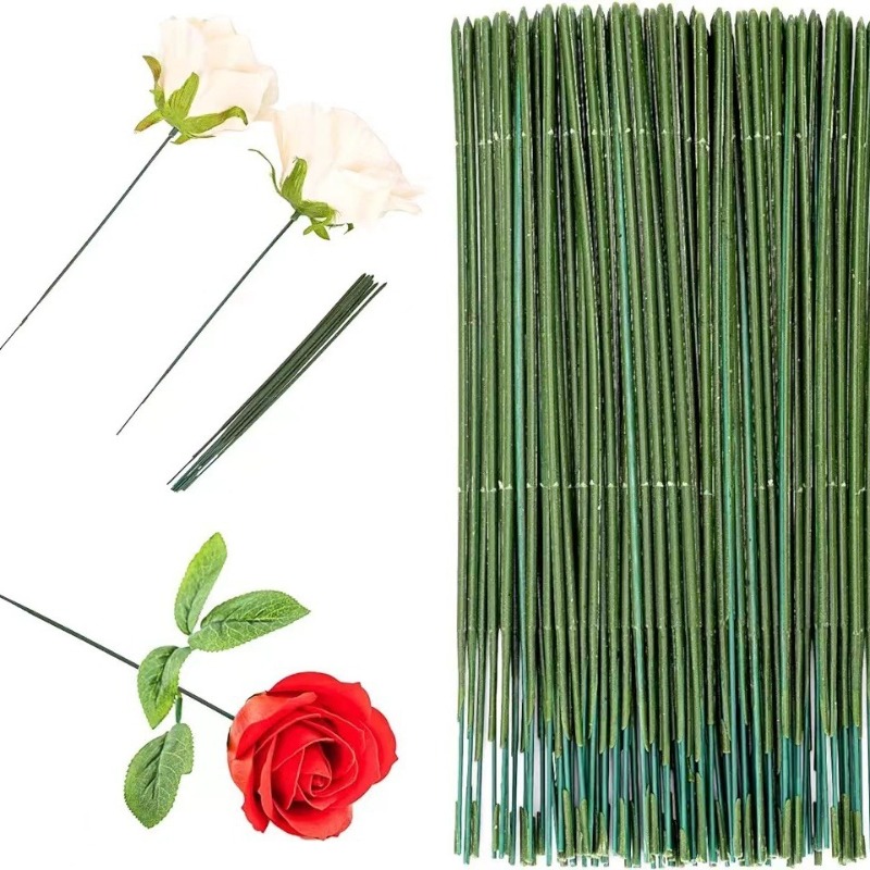 100 Pieces Floral Stem,Artific – Wire Stem Florist recenzja i cena