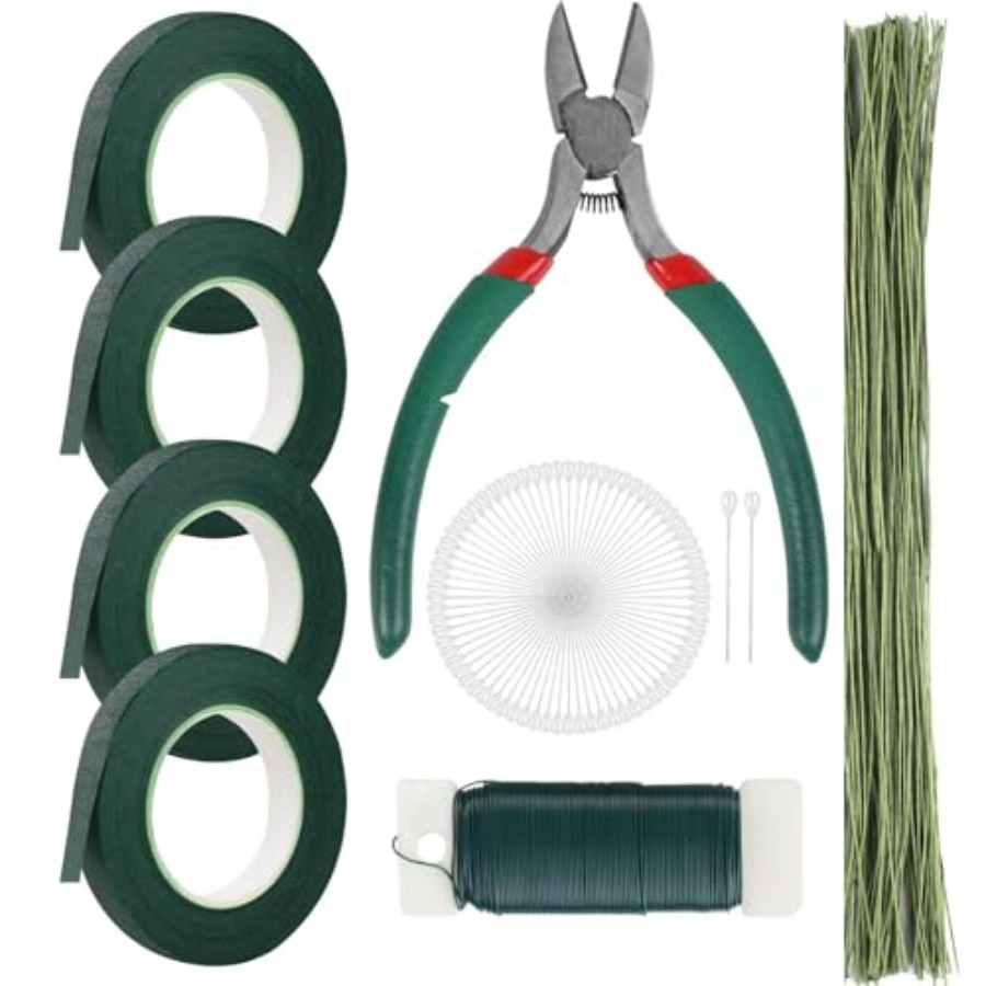 Floral Arrangement Kit with Gr – Wire Stem Florist recenzja i cena