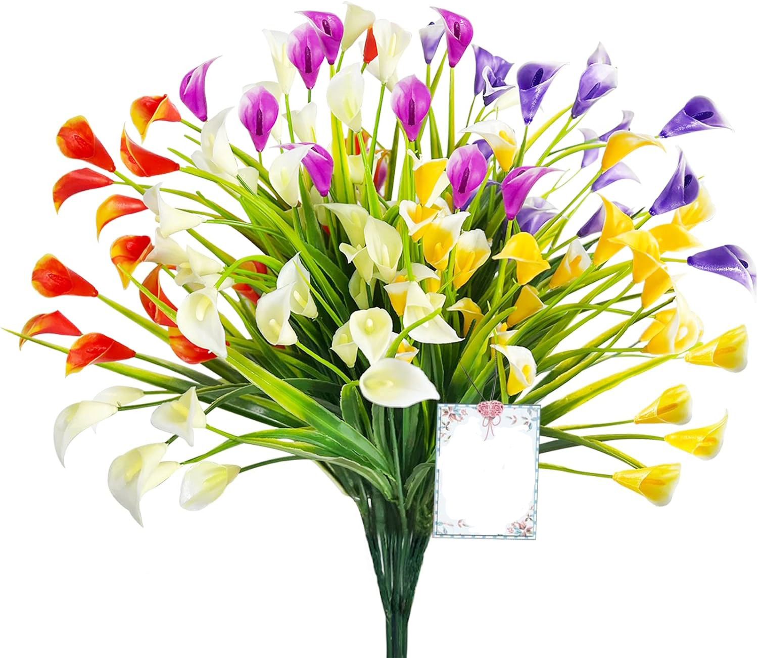 Artificial Calla Lily Bouquet  – Florist Supply Vases recenzja i cena