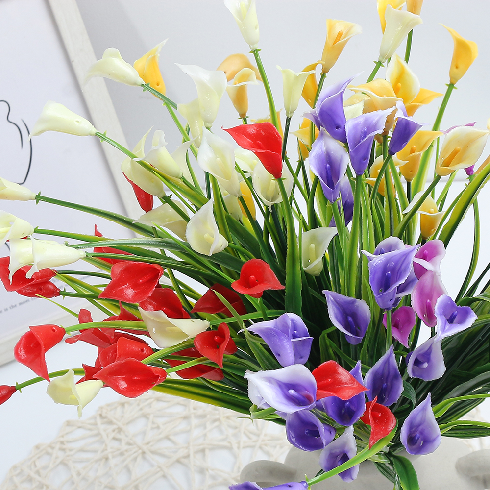 Artificial Calla Lily Bouquet  – Florist Supply Vases recenzja i cena