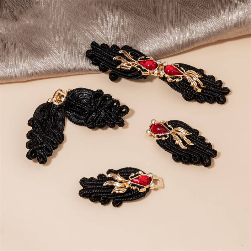 5pcs Traditional Chinese Knot  – Flower Frog Pin recenzja i cena
