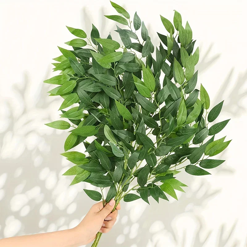 3PCS Artificial Plants Italian – Ruscus Stem Faux recenzja i cena