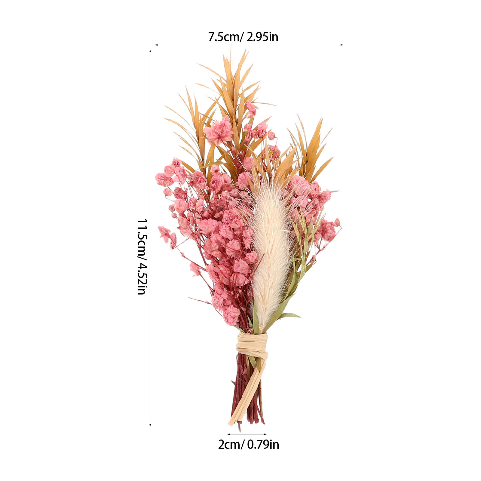3Pcs Mini Dried Floral Bouquet – Florist Supply Vases recenzja i cena