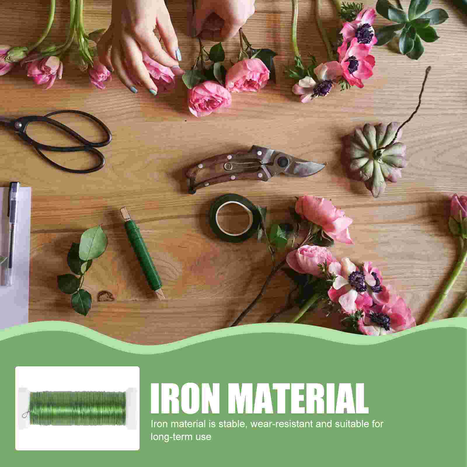 2 Rolls Wrapped Floral Stem Wi – Wire Stem Florist recenzja i cena