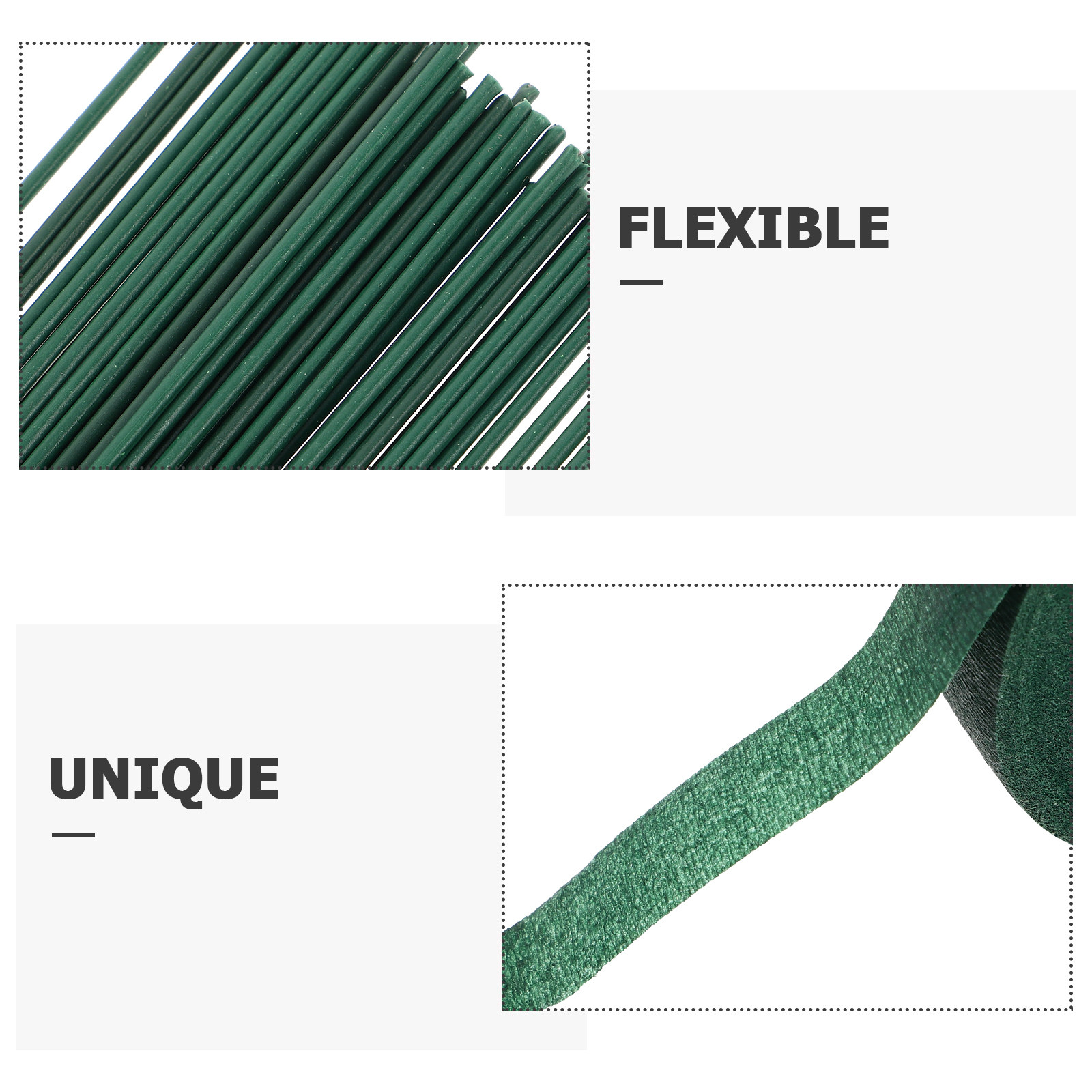 1Set Florist Tape Green and Fl – Wire Stem Florist recenzja i cena