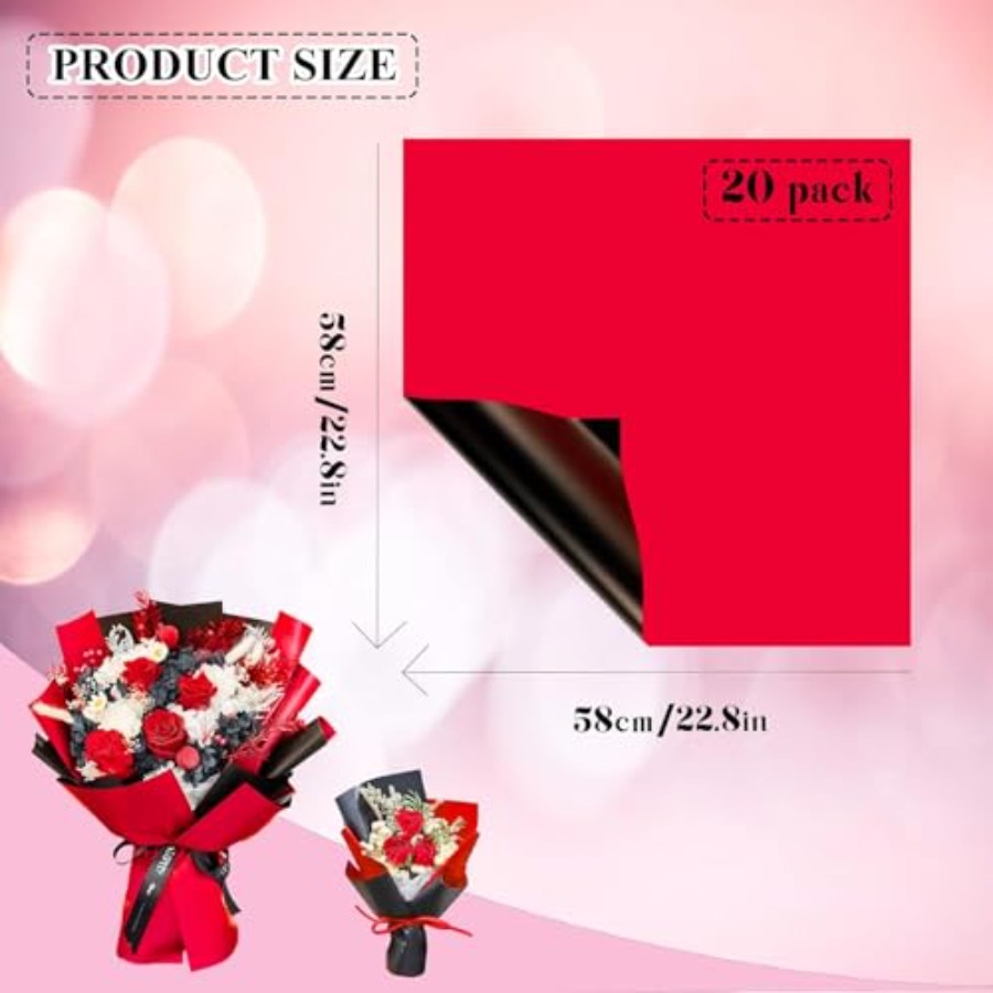 20 Sheets Flower Wrapping Pape – Anda Florist Supply recenzja i cena