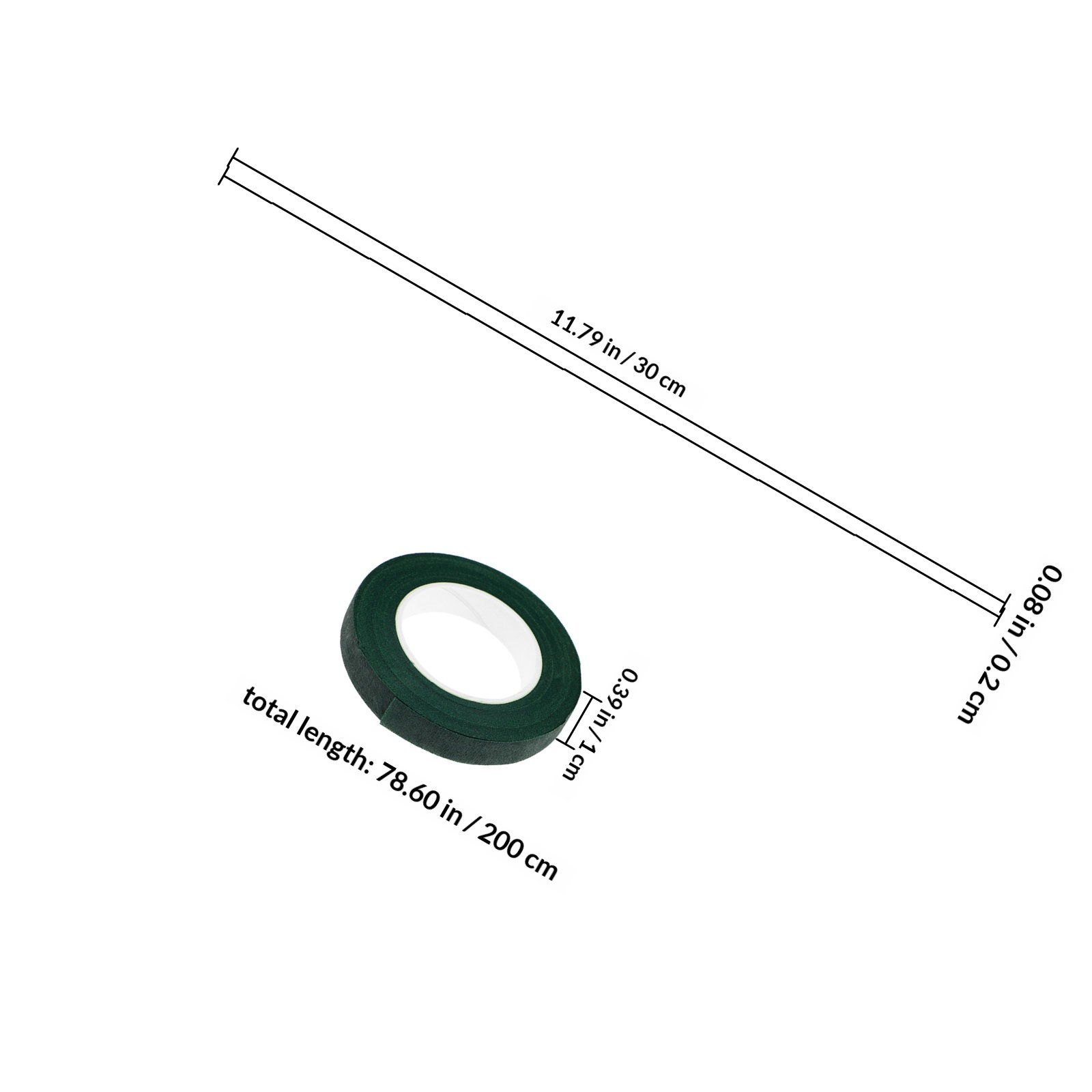 Floral Stem Wire Green Decorat – Wire Stem Florist recenzja i cena