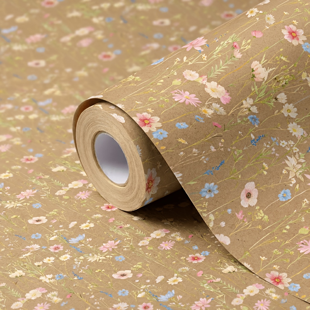 1 Roll of Vintage Forest Flora – Flower Wrap Kraft recenzja i cena