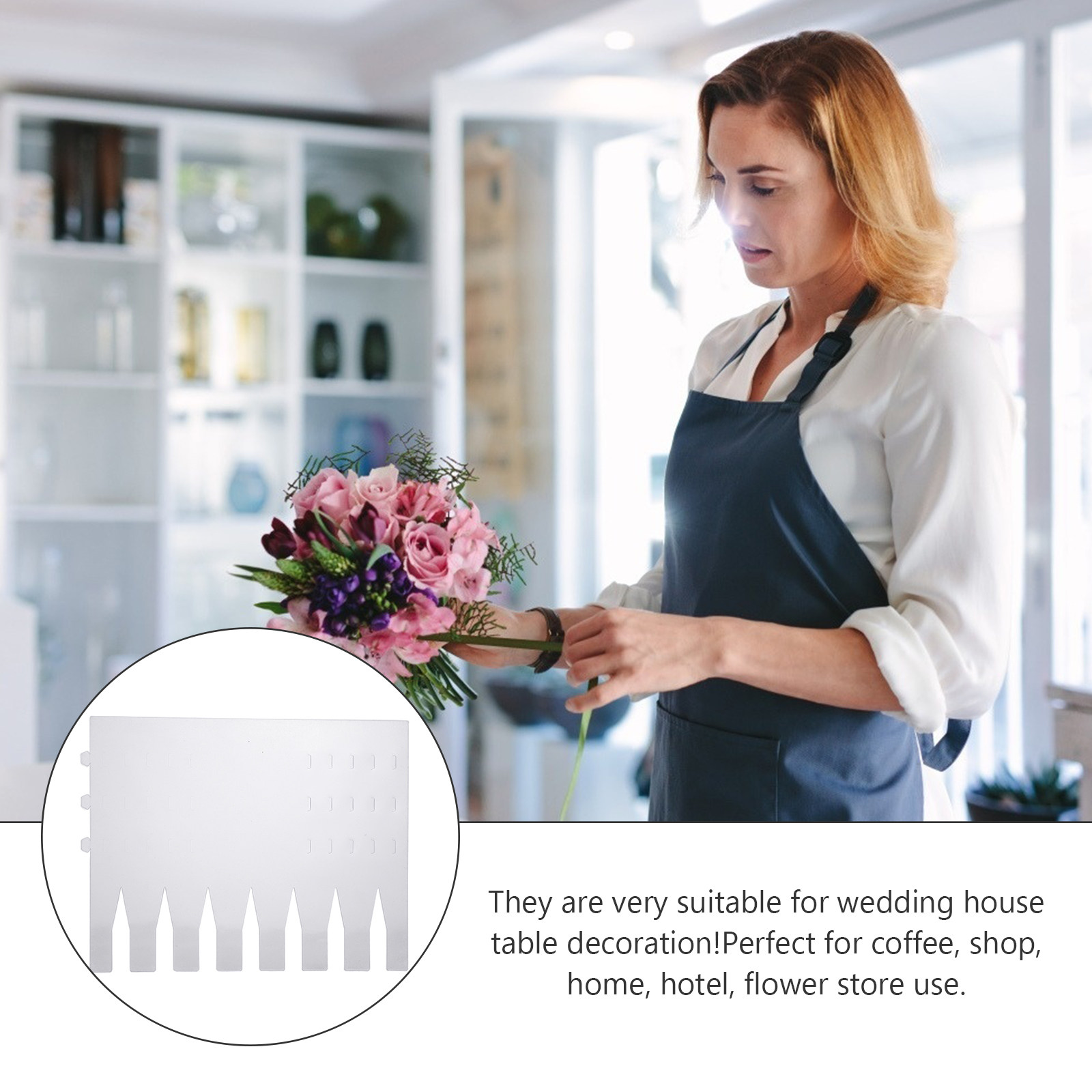 10Pcs Plastic Bouquet Base DIY – Florist Supply Shop recenzja i cena