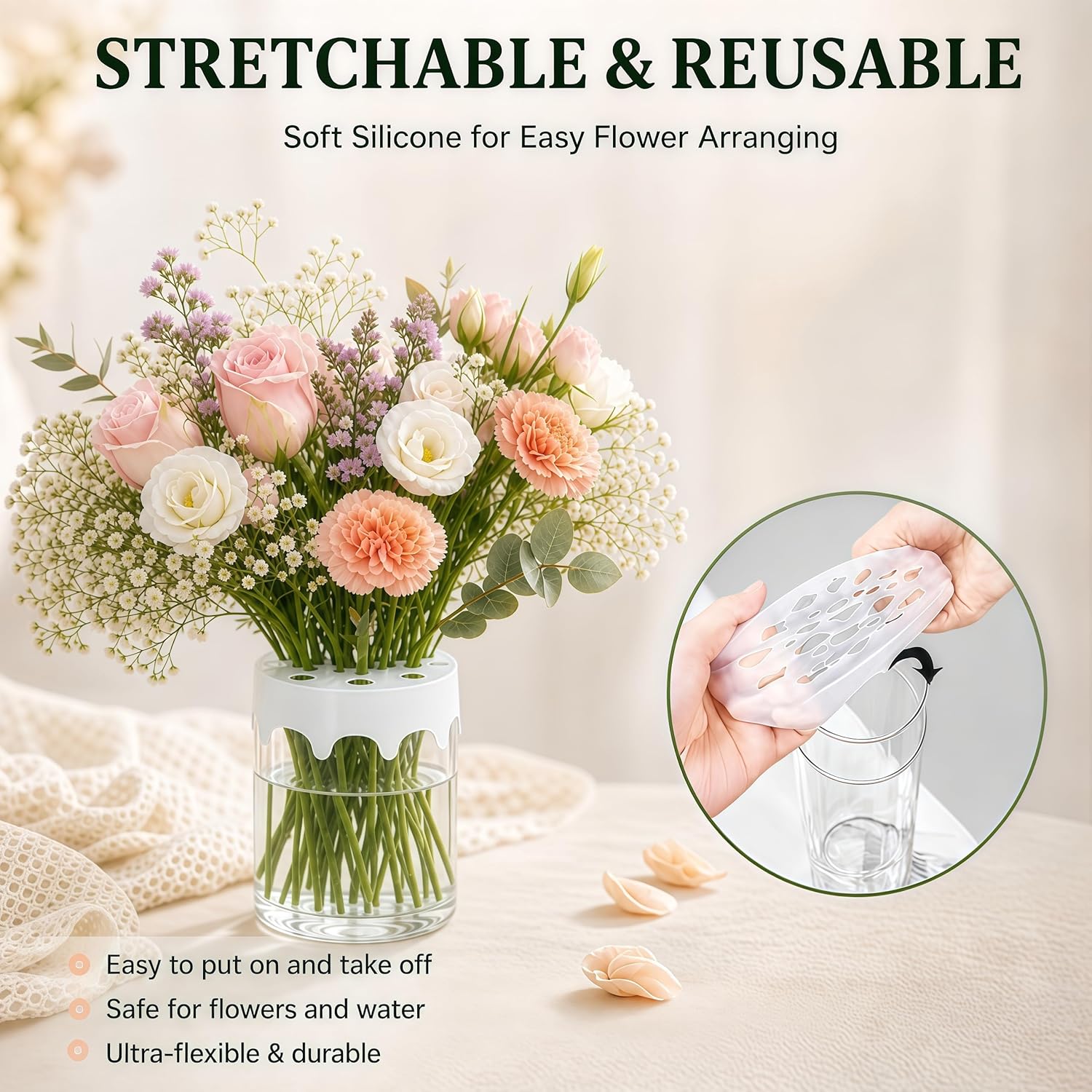Silicone Blossom Grid Flower A – Florist Supply Vases recenzja i cena