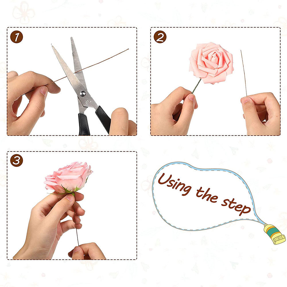 50pcs/lot 26# 0.45mm Floral St – Wire Stem Florist recenzja i cena