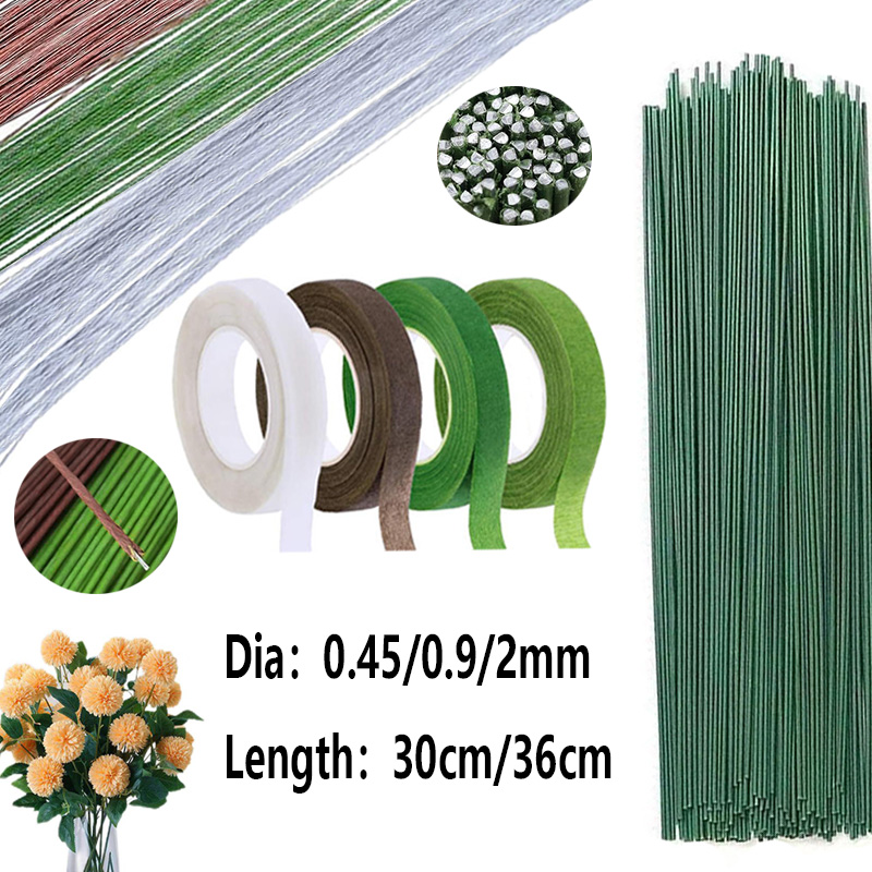 22/20 Gauge LightGreen Floral  – Wire Stem Florist recenzja i cena