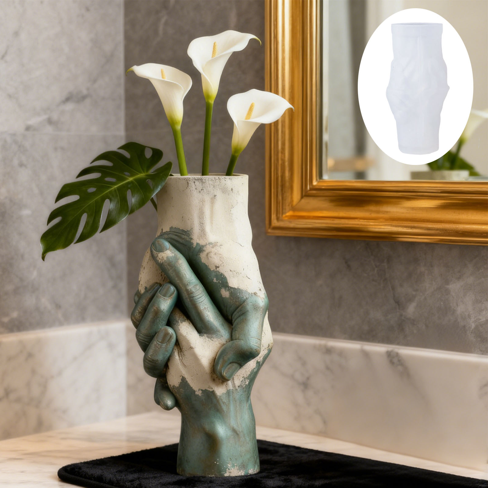 Artistic Hand-in-Hand Vase Sil – Florist Supply Vases recenzja i cena