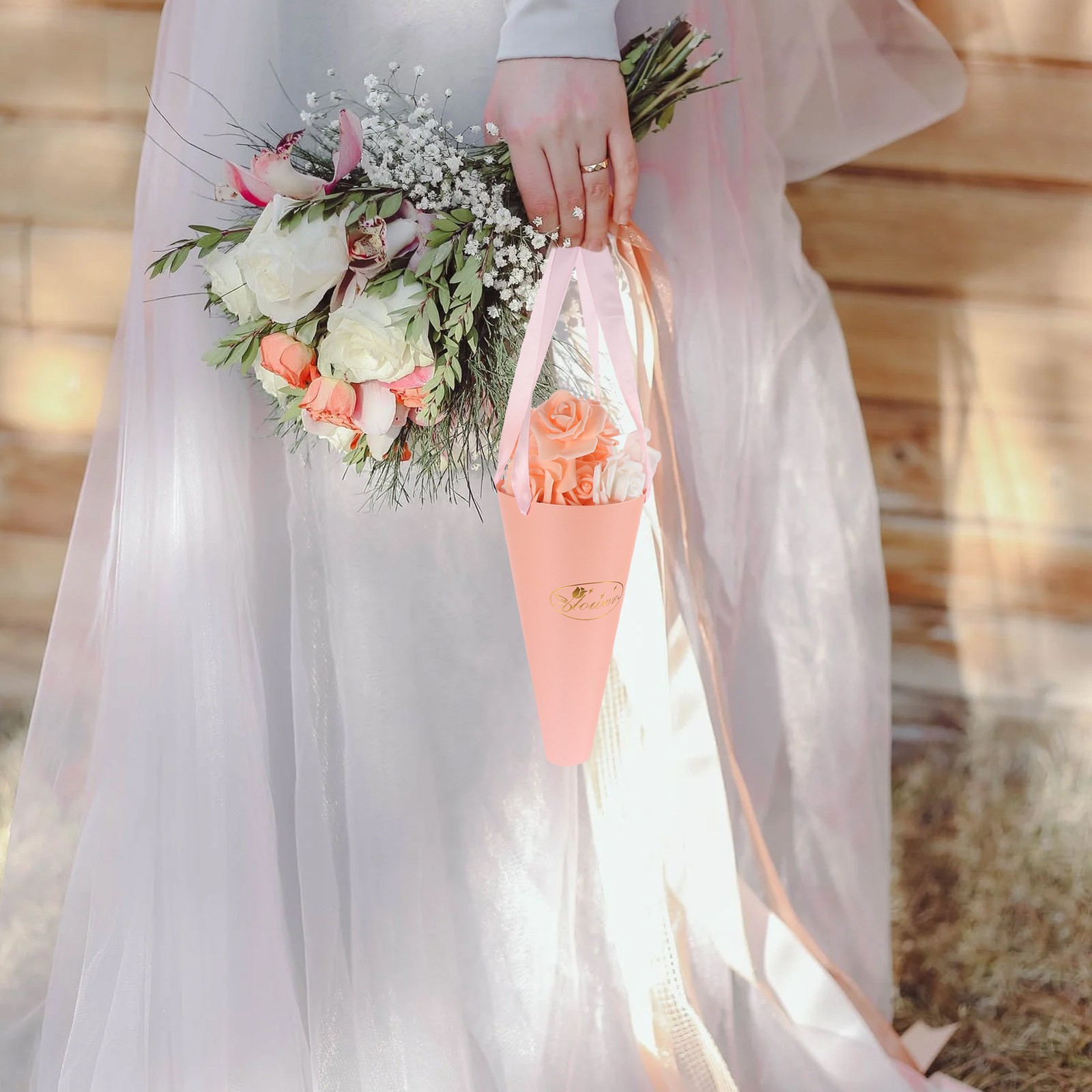 6Pcs Flower Bouquet Bags Chic  – Florist Supply Shop recenzja i cena