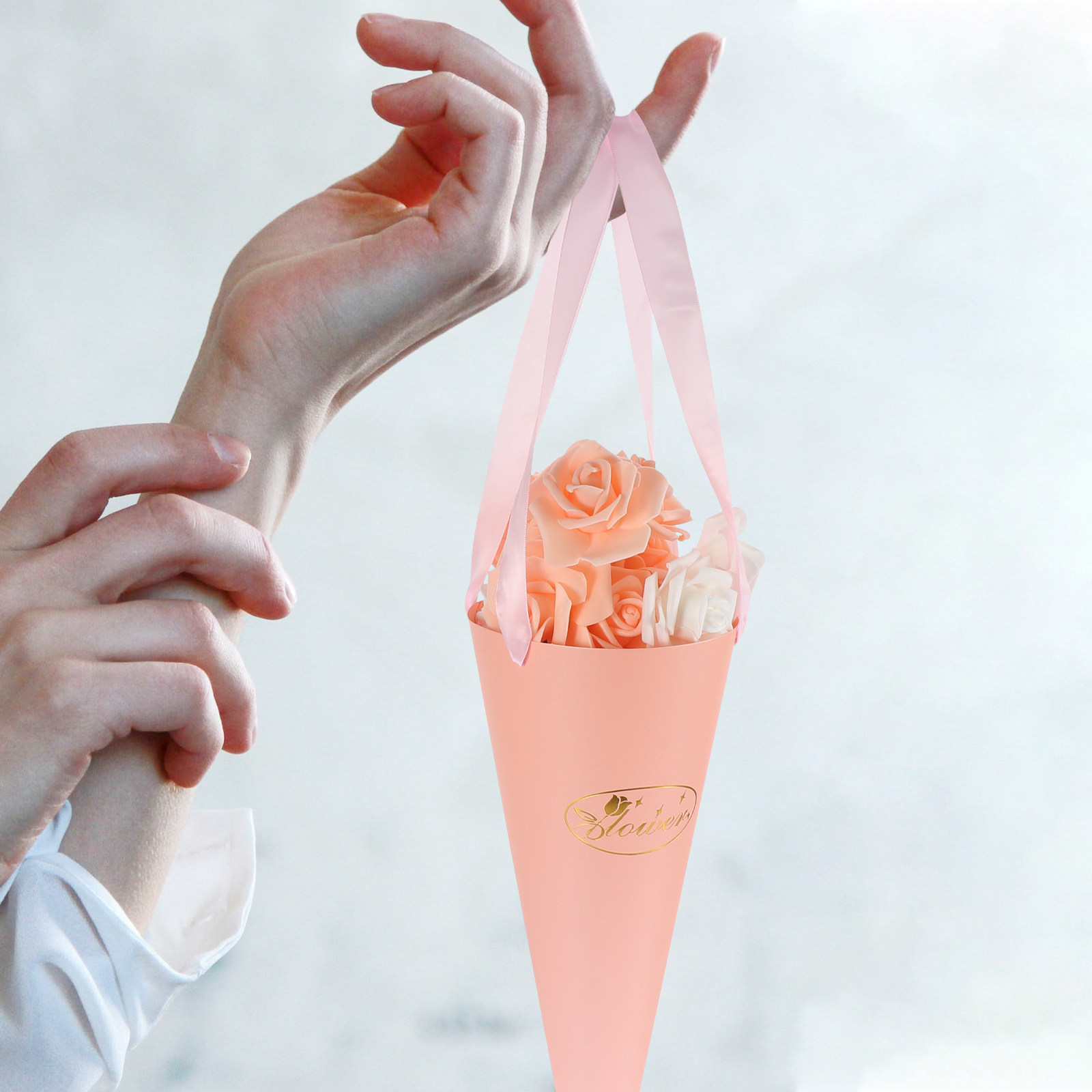 6Pcs Flower Bouquet Bags Chic  – Florist Supply Shop recenzja i cena